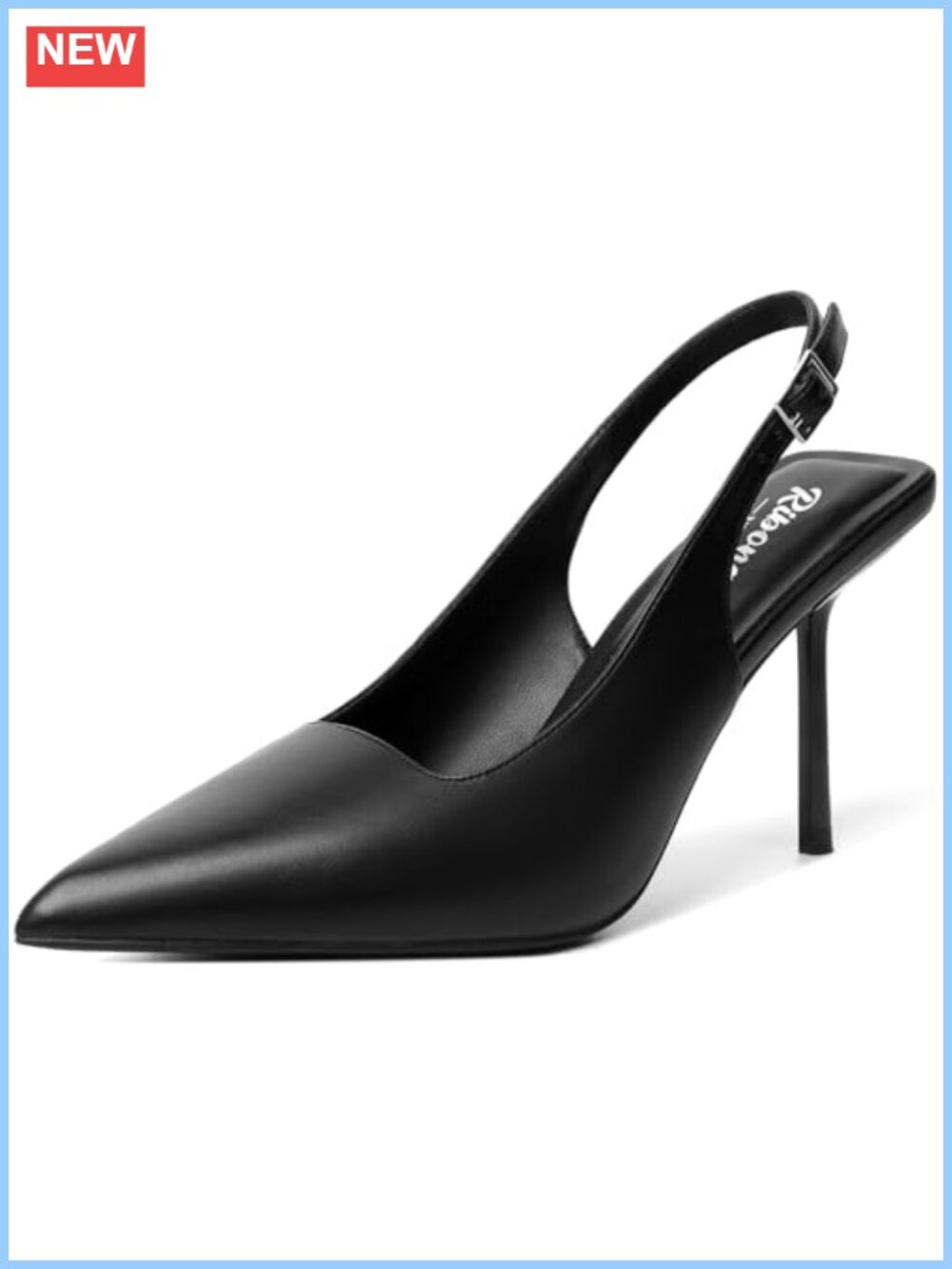 Slingback Pumps Pointy Closed Toe Stiletto Heels Dressy Evening